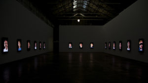 Candice Breitz Working class hero (a portrait of John Lennon) 2006. 25 channel installation. 39:55mins Still courtesy the artist and Anna Schwartz Gallery Sydney