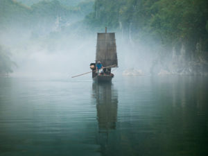 Isaac Julien Yishan Island 2010 from Ten Thousand Waves. Endura ultra photo 180x240cm. Image courtesy of the artist
