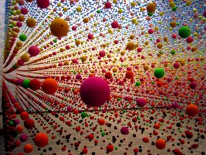 NIke Savvas Atomic: full of love 2005 (detail) installation view. AGNSW. Image courtesy the artist and AGNSW