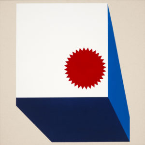 Peter Atkins Size matters 2012 acrylic on canvas 61x61cm. Image courtesy the artist and Martin Browne Contemporary