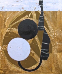 Peter Sharp The Dam 2013 oil and acrylic on linen 152x130cm. Image courtesy the artist and Liverpool St Gallery.