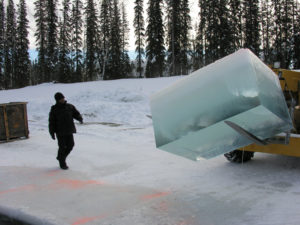 Tavares Strachan, Ice walk 2004-05. Chromogenic photograph. Image courtesy the artist and Ronald Feldman Fine Arts